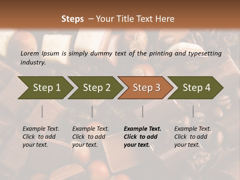 Sweetener Nutty Cocoa PowerPoint Template
