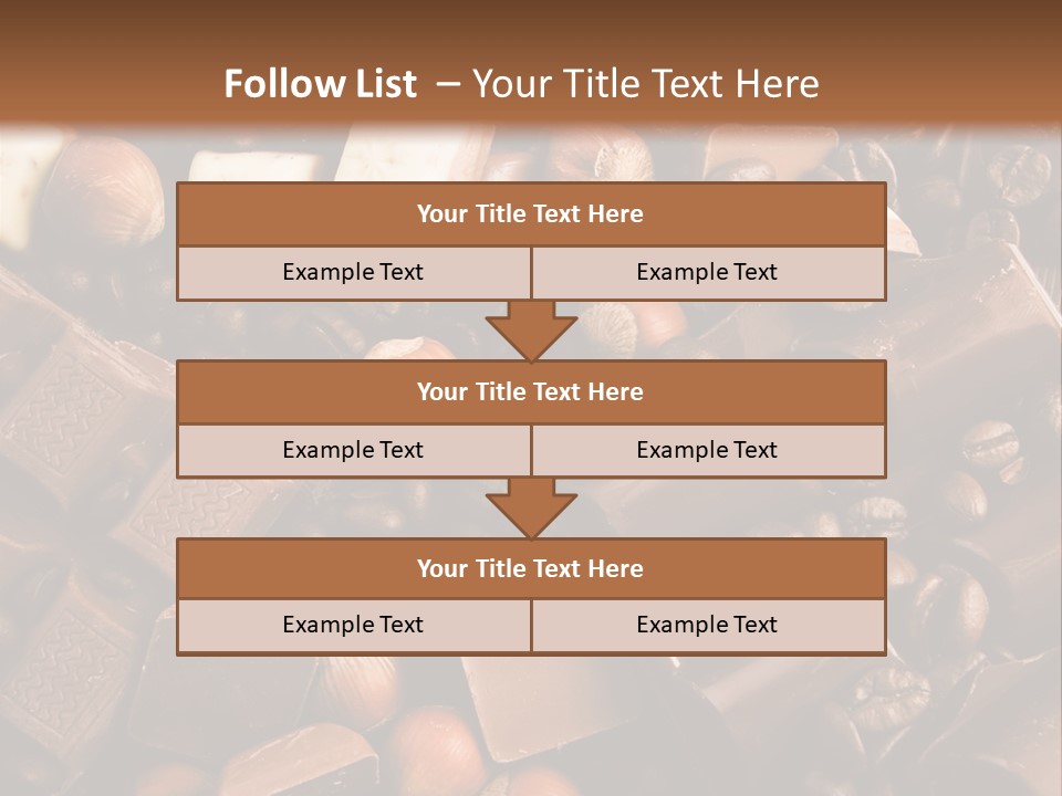 Sweetener Nutty Cocoa PowerPoint Template