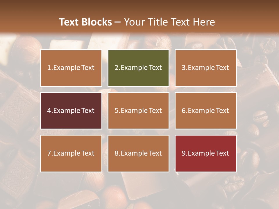 Sweetener Nutty Cocoa PowerPoint Template