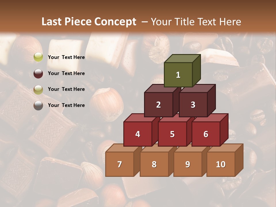 Sweetener Nutty Cocoa PowerPoint Template
