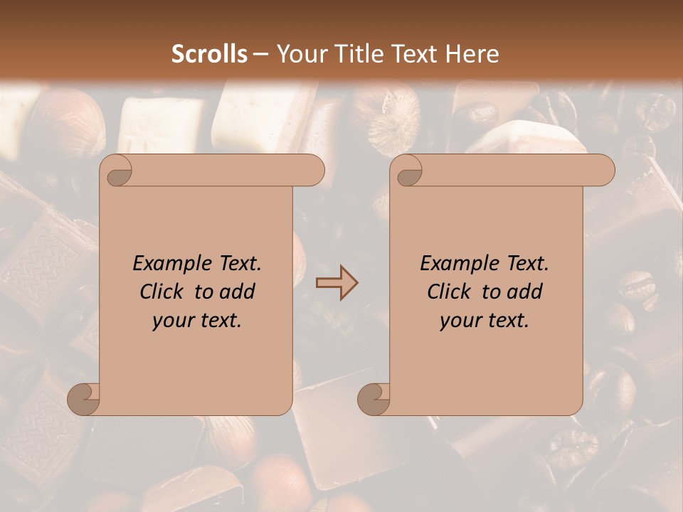 Sweetener Nutty Cocoa PowerPoint Template