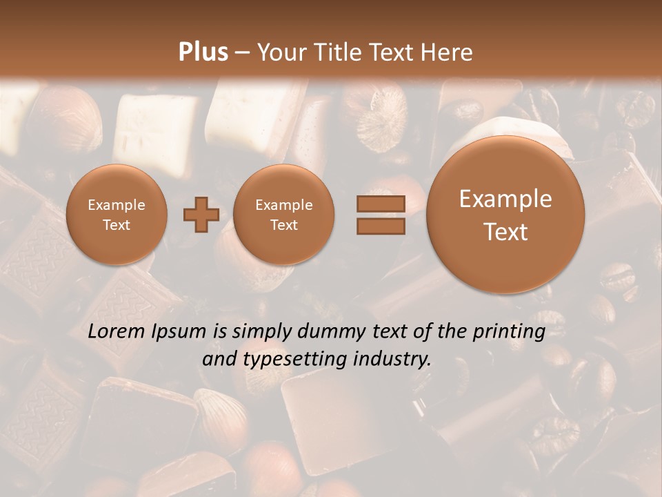 Sweetener Nutty Cocoa PowerPoint Template
