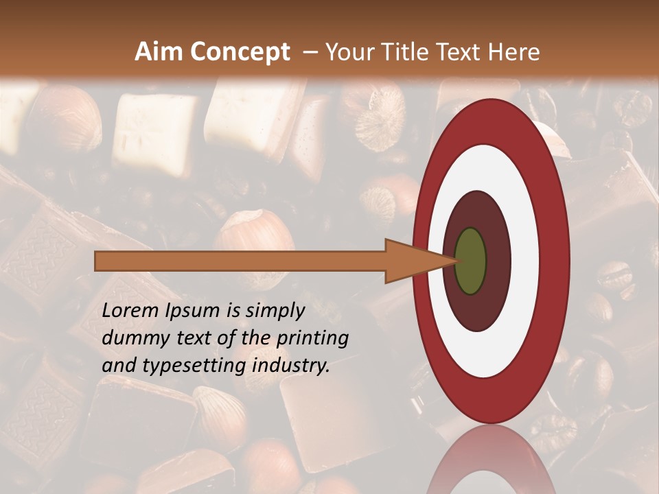 Sweetener Nutty Cocoa PowerPoint Template