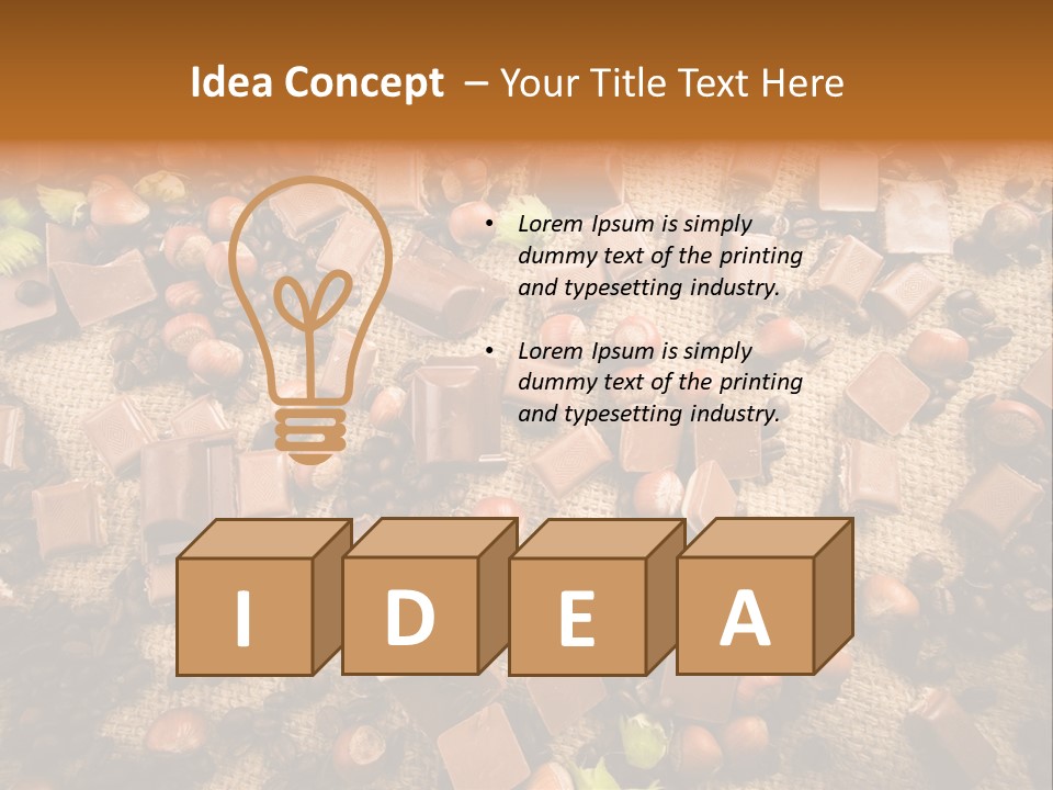 Bait Bean Coffee Bean PowerPoint Template