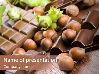 Hazelnut Confection Bait PowerPoint Template