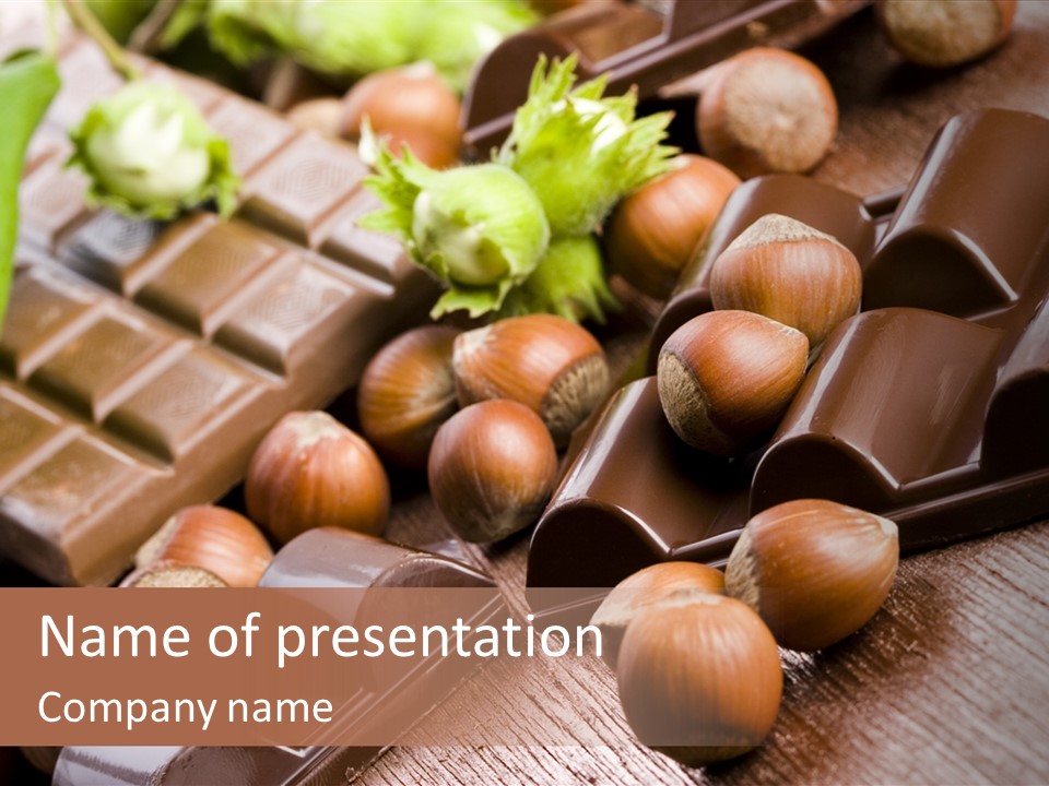 Hazelnut Confection Bait PowerPoint Template