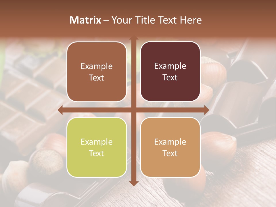 Hazelnut Confection Bait PowerPoint Template