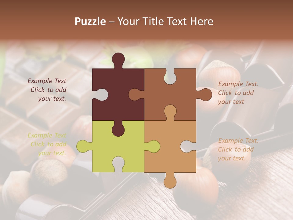 Hazelnut Confection Bait PowerPoint Template