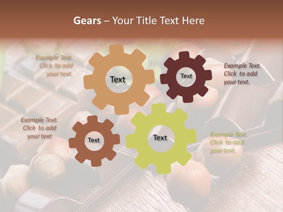 Hazelnut Confection Bait PowerPoint Template