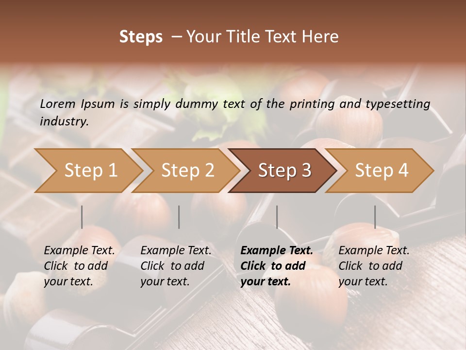 Hazelnut Confection Bait PowerPoint Template