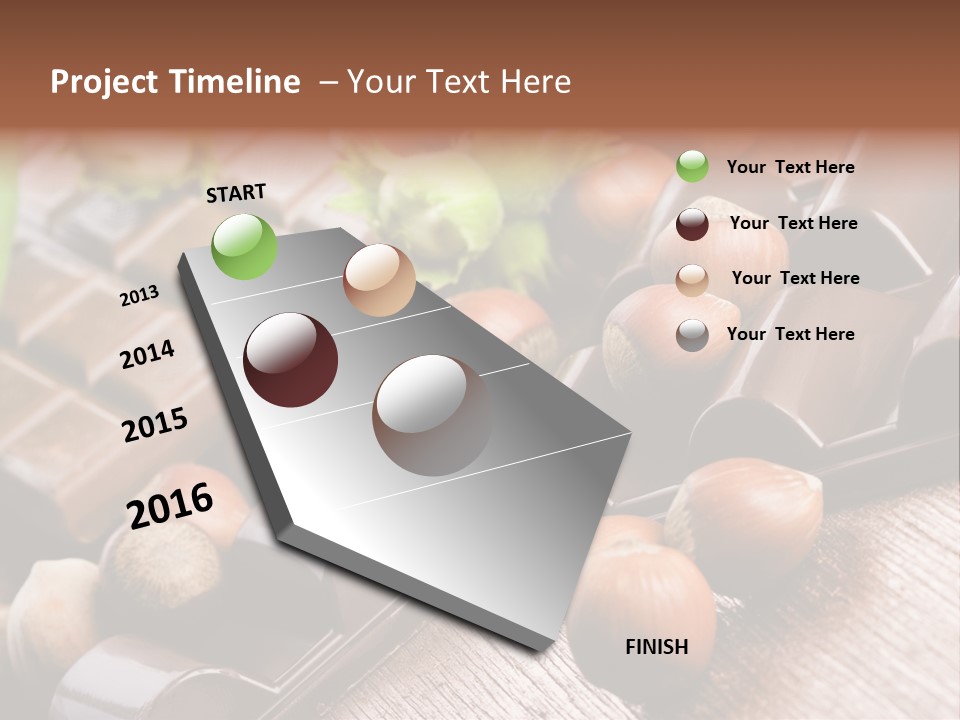 Hazelnut Confection Bait PowerPoint Template