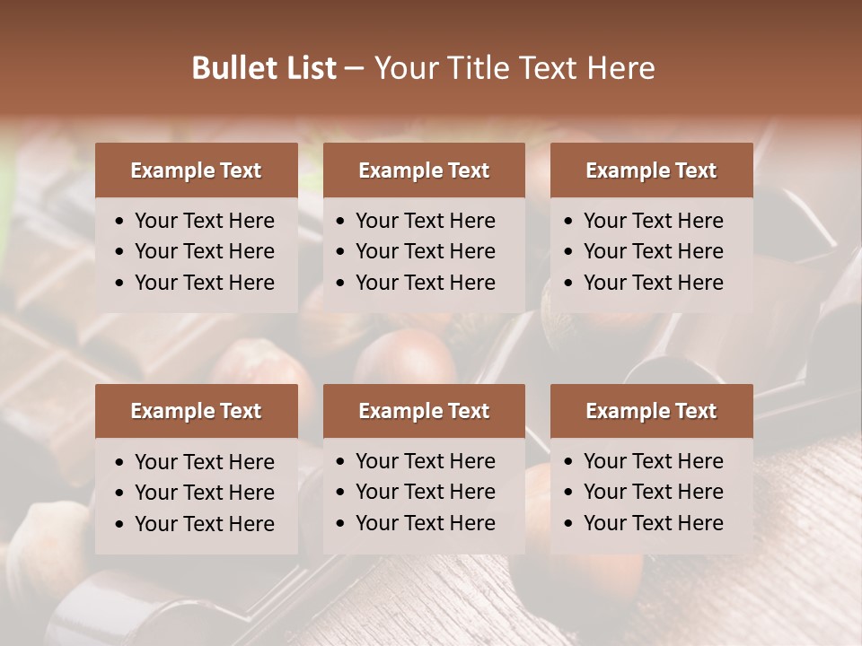 Hazelnut Confection Bait PowerPoint Template