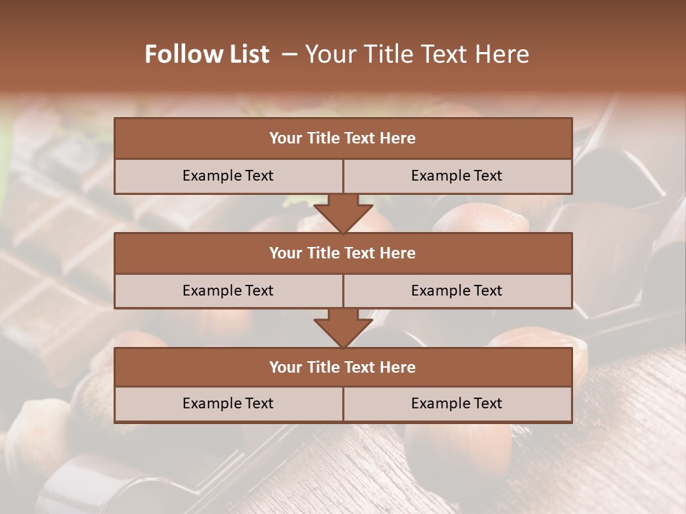 Hazelnut Confection Bait PowerPoint Template