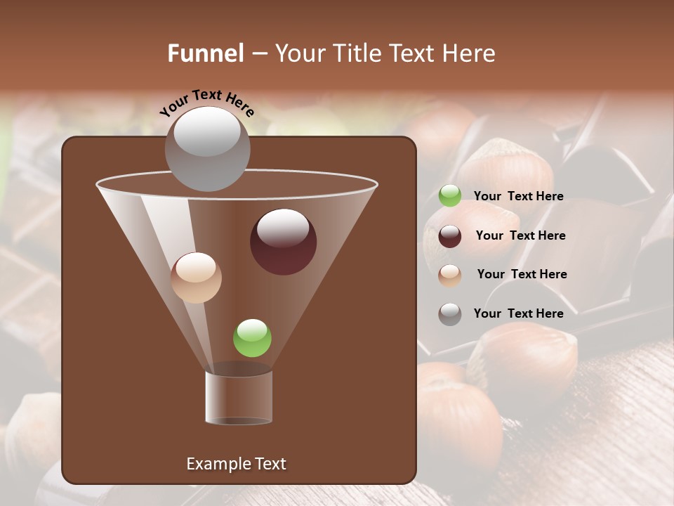 Hazelnut Confection Bait PowerPoint Template