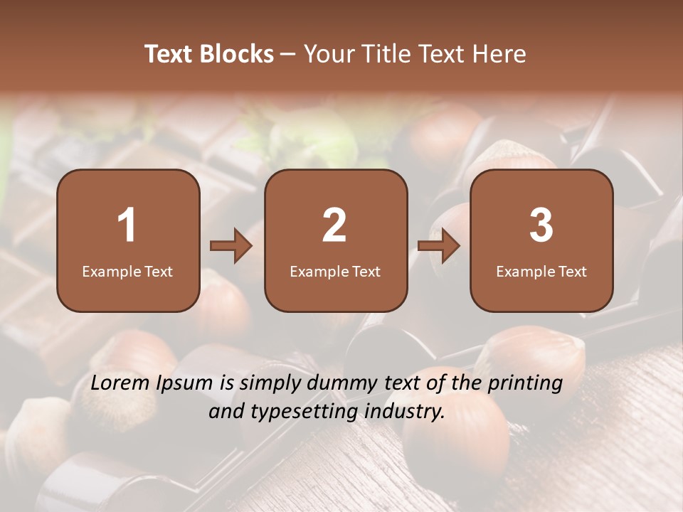 Hazelnut Confection Bait PowerPoint Template