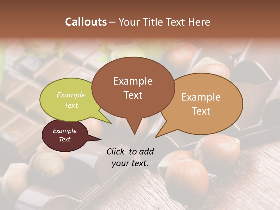 Hazelnut Confection Bait PowerPoint Template