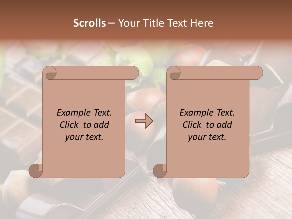 Hazelnut Confection Bait PowerPoint Template