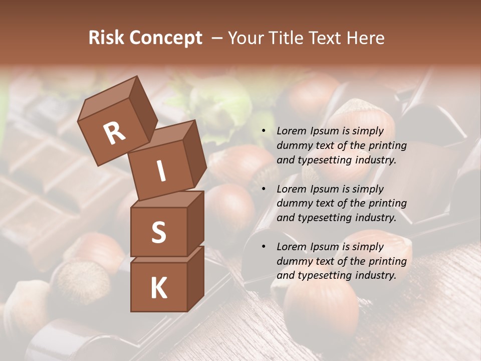 Hazelnut Confection Bait PowerPoint Template