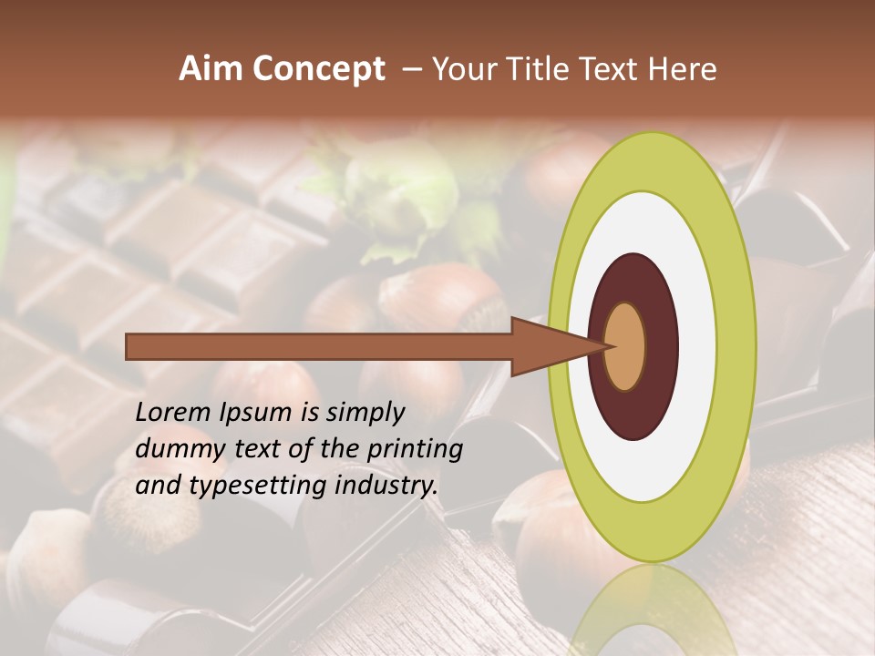 Hazelnut Confection Bait PowerPoint Template