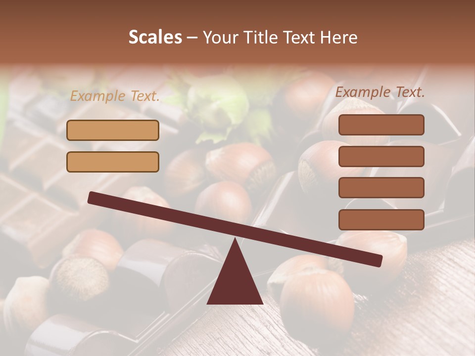 Hazelnut Confection Bait PowerPoint Template