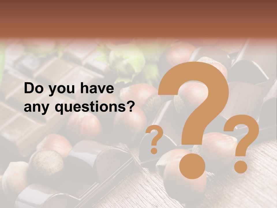 Hazelnut Confection Bait PowerPoint Template