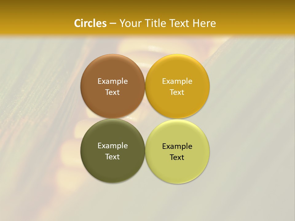 Series Closeup Silk PowerPoint Template