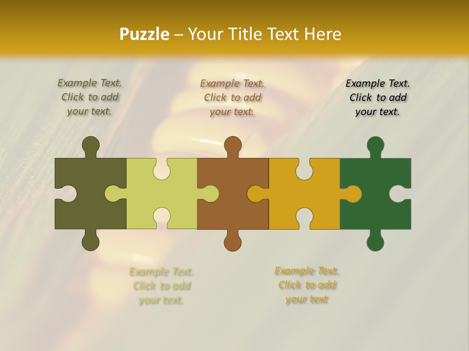 Series Closeup Silk PowerPoint Template