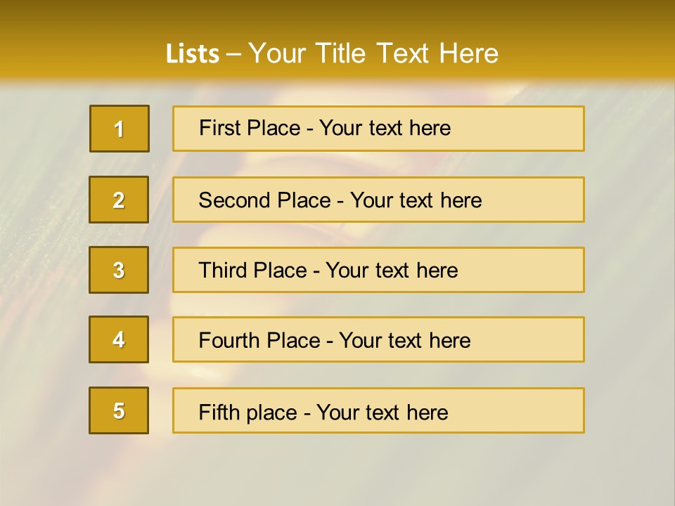 Series Closeup Silk PowerPoint Template