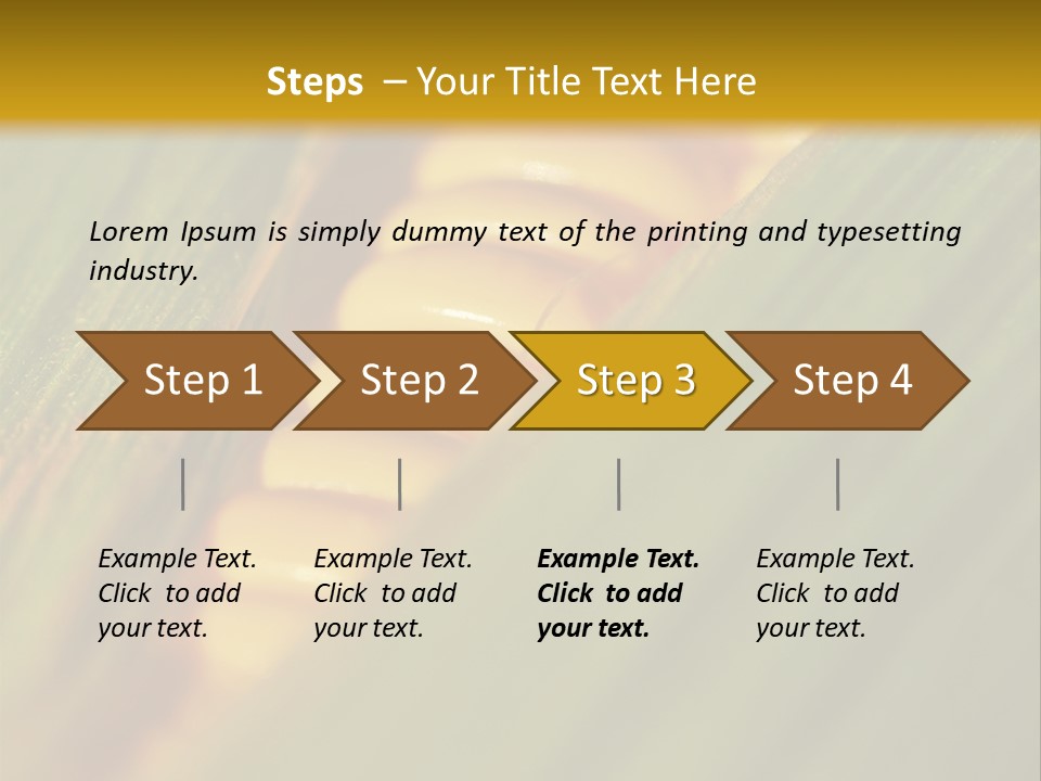 Series Closeup Silk PowerPoint Template
