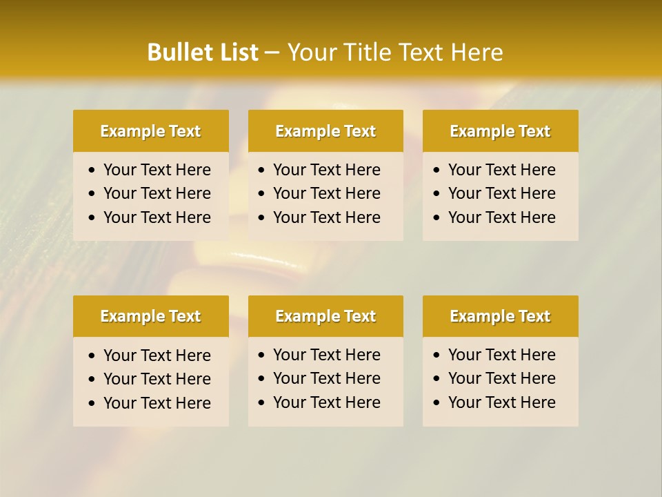 Series Closeup Silk PowerPoint Template