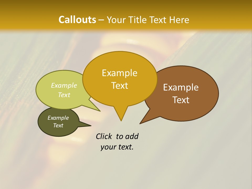 Series Closeup Silk PowerPoint Template