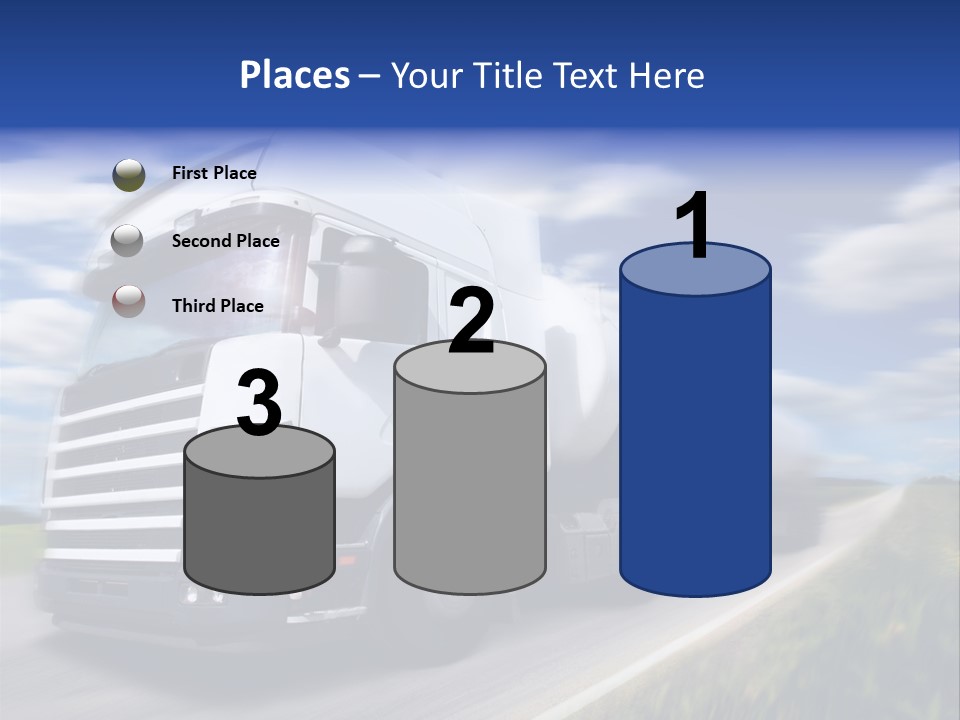 Speed Truck Deadline PowerPoint Template