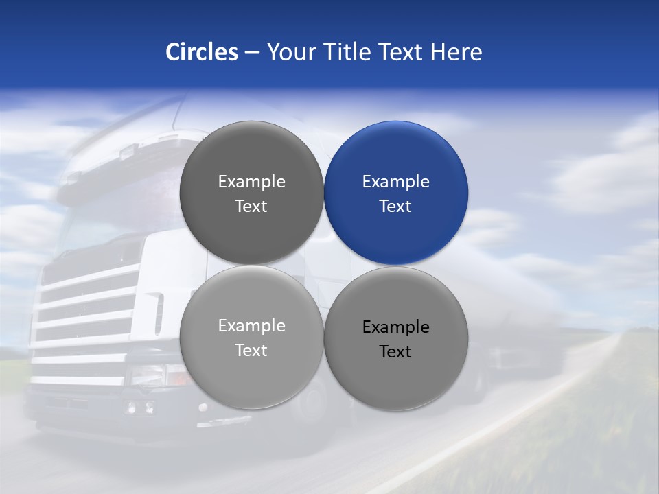 Speed Truck Deadline PowerPoint Template