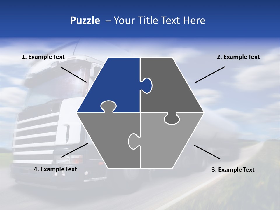 Speed Truck Deadline PowerPoint Template