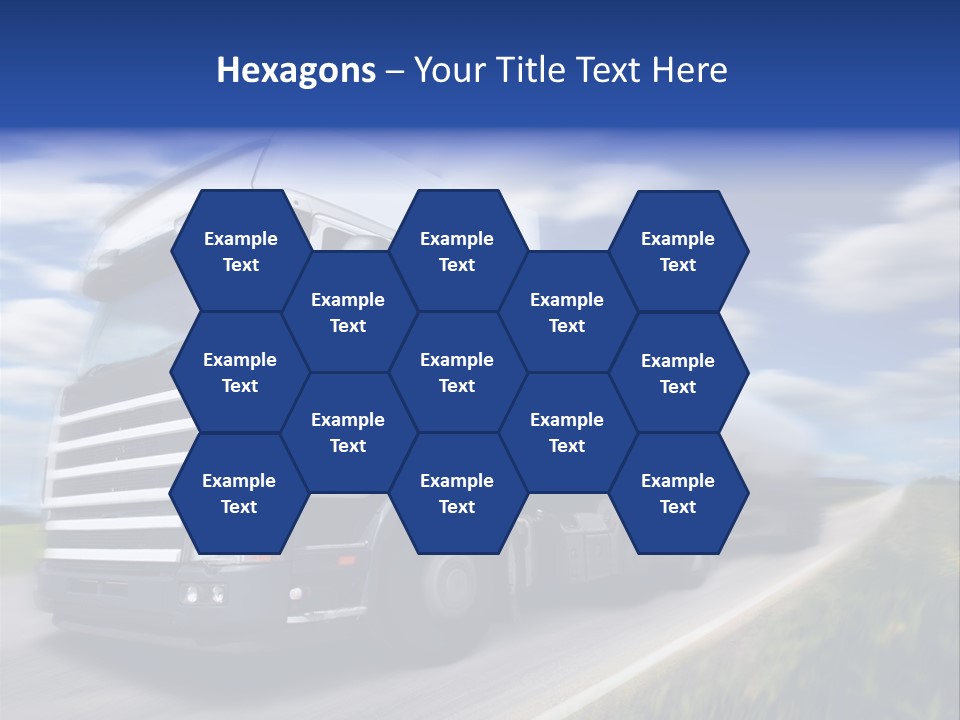 Speed Truck Deadline PowerPoint Template