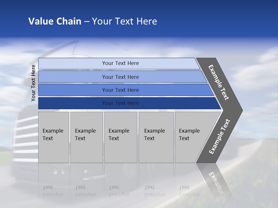 Speed Truck Deadline PowerPoint Template