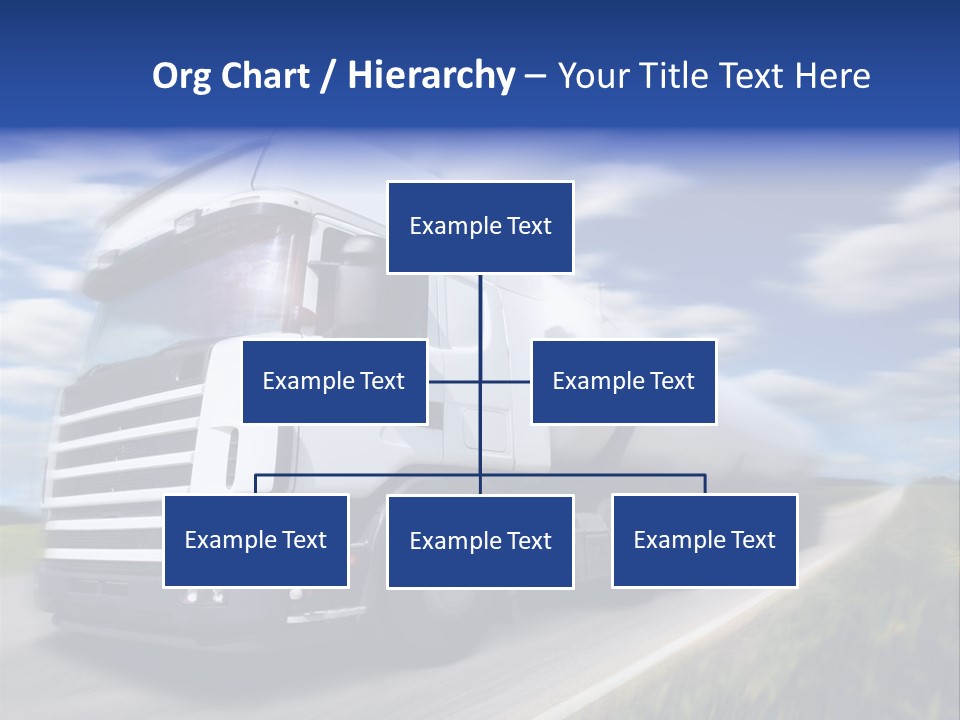 Speed Truck Deadline PowerPoint Template