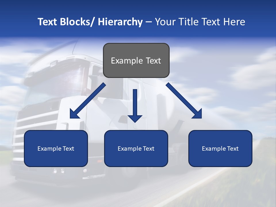 Speed Truck Deadline PowerPoint Template