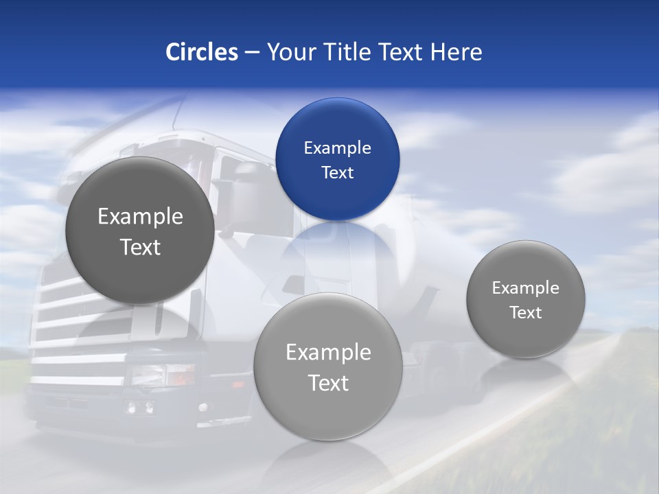 Speed Truck Deadline PowerPoint Template