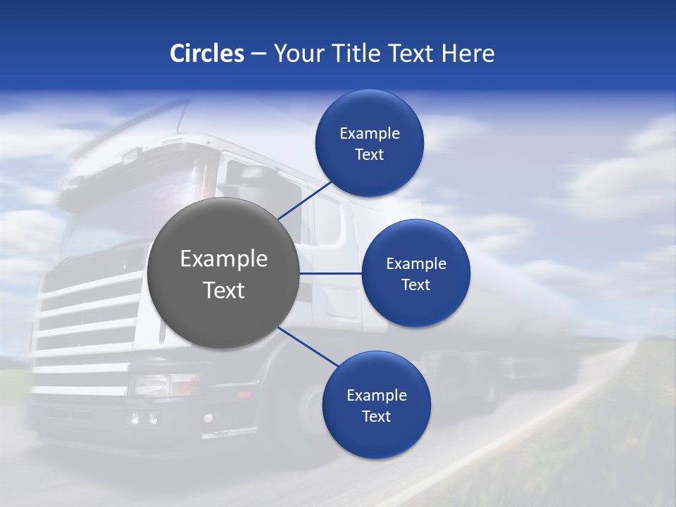 Speed Truck Deadline PowerPoint Template
