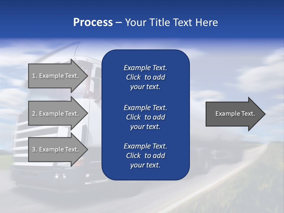 Speed Truck Deadline PowerPoint Template