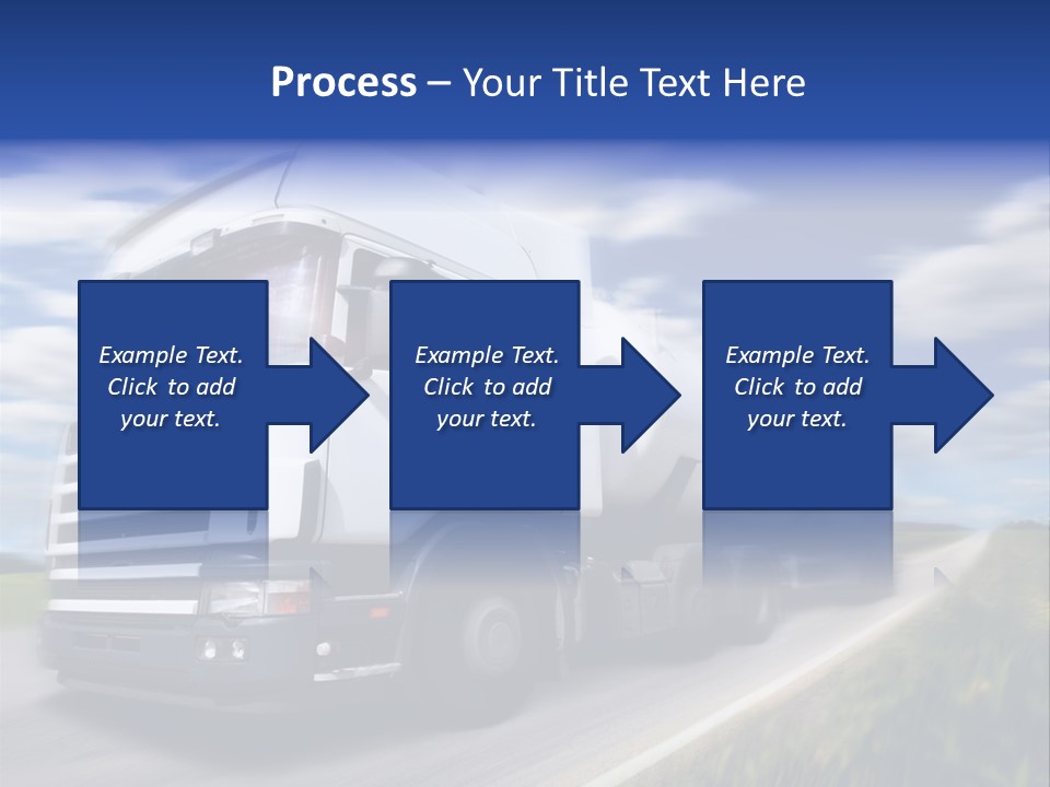 Speed Truck Deadline PowerPoint Template