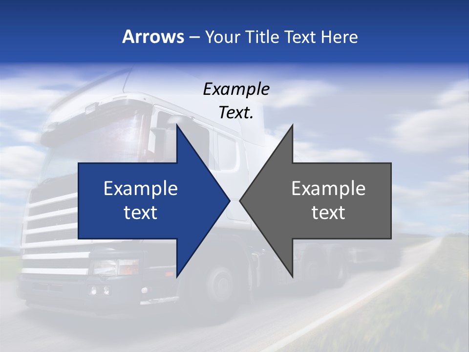 Speed Truck Deadline PowerPoint Template