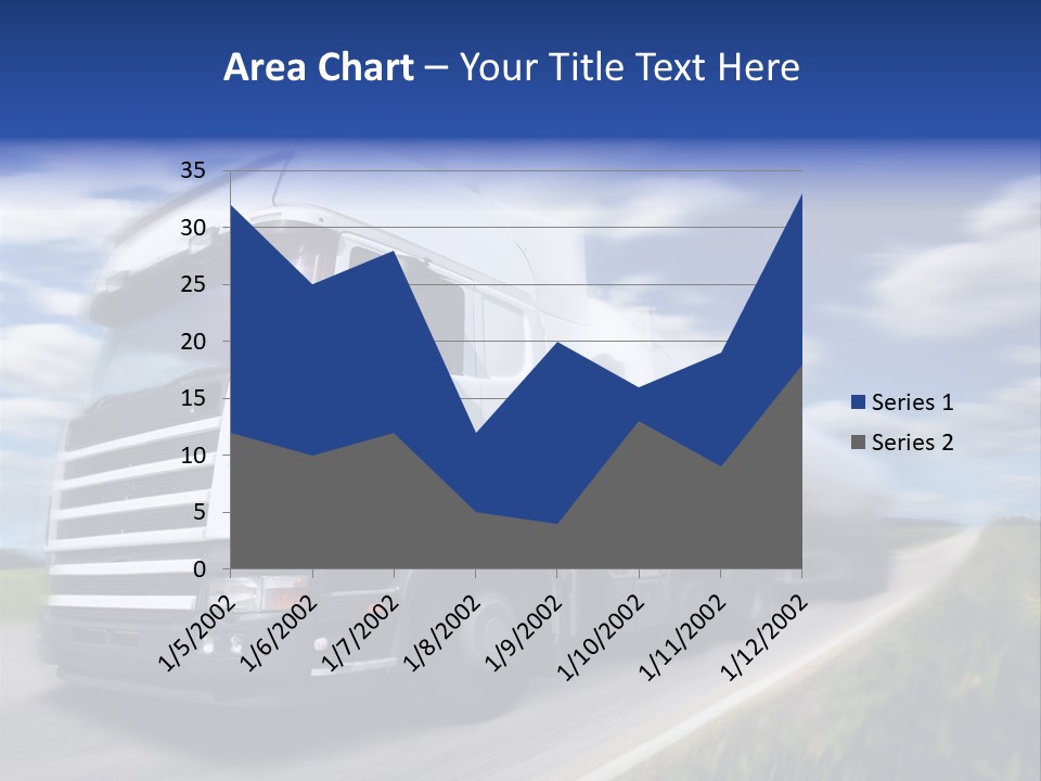 Speed Truck Deadline PowerPoint Template