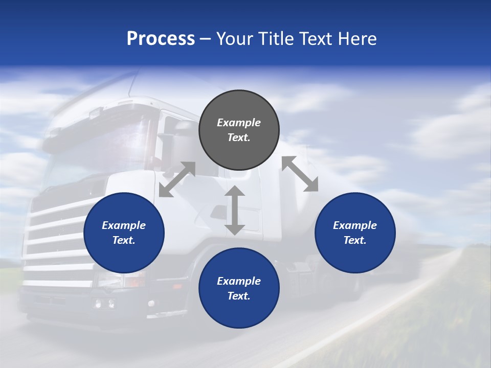 Speed Truck Deadline PowerPoint Template