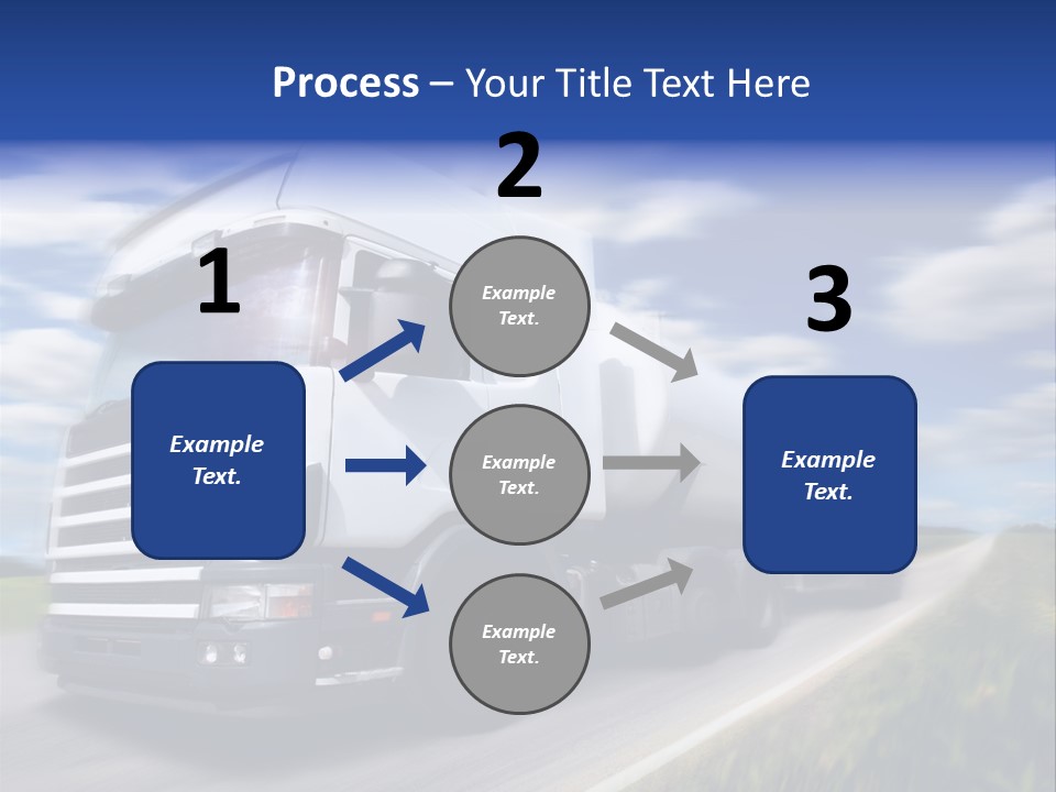 Speed Truck Deadline PowerPoint Template