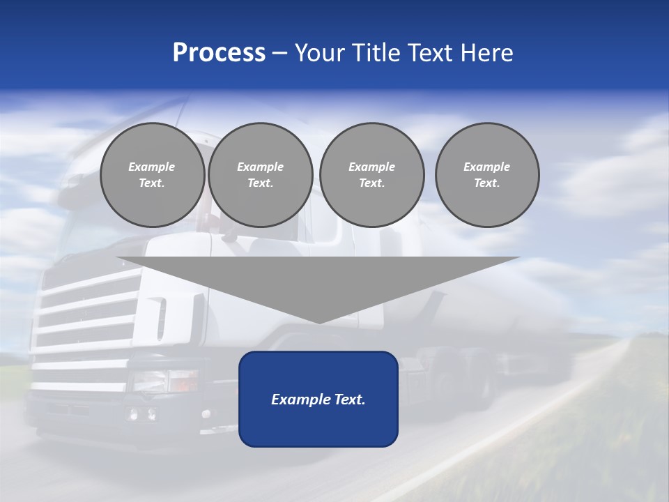 Speed Truck Deadline PowerPoint Template