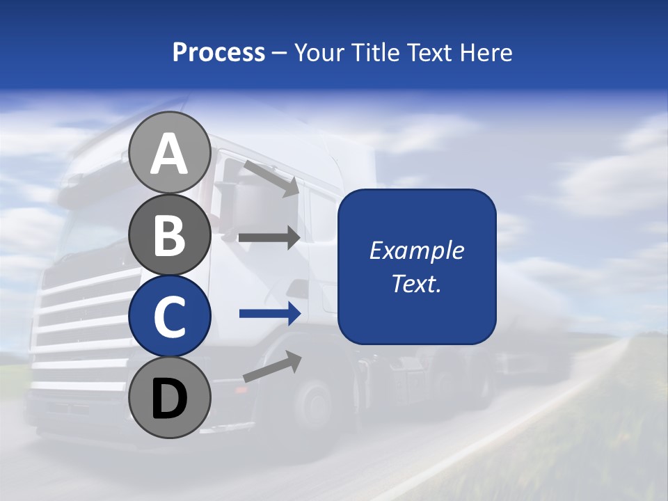 Speed Truck Deadline PowerPoint Template