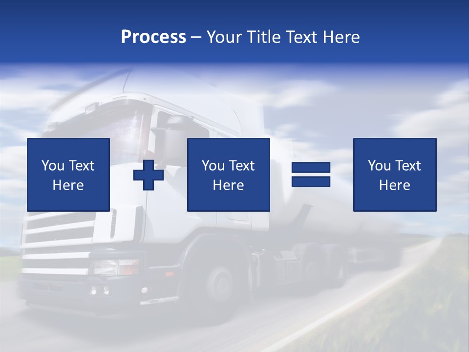 Speed Truck Deadline PowerPoint Template