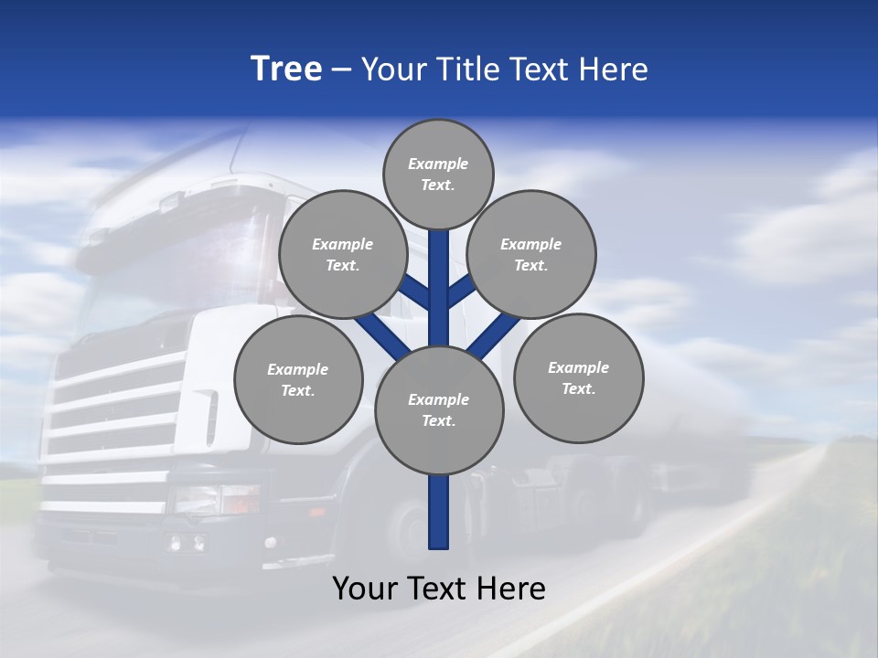 Speed Truck Deadline PowerPoint Template